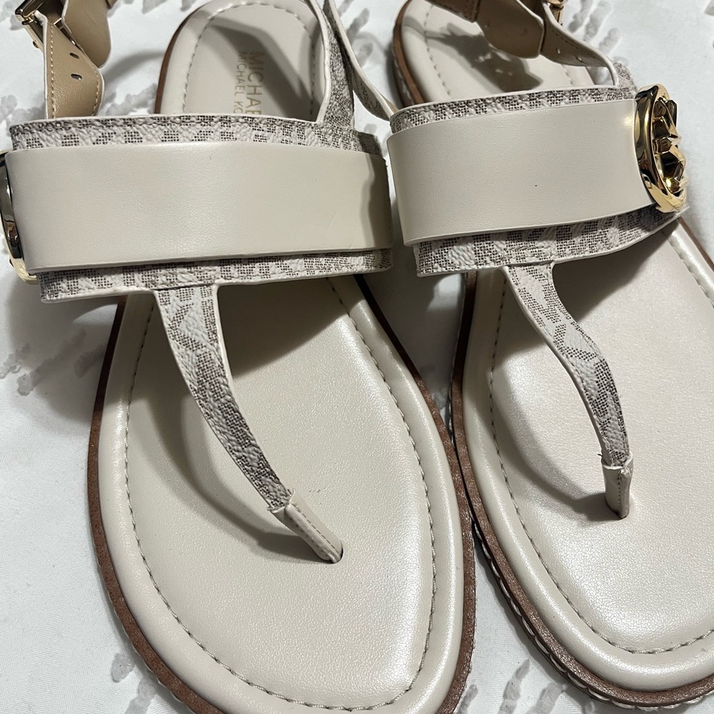Michael Kors White Sandals